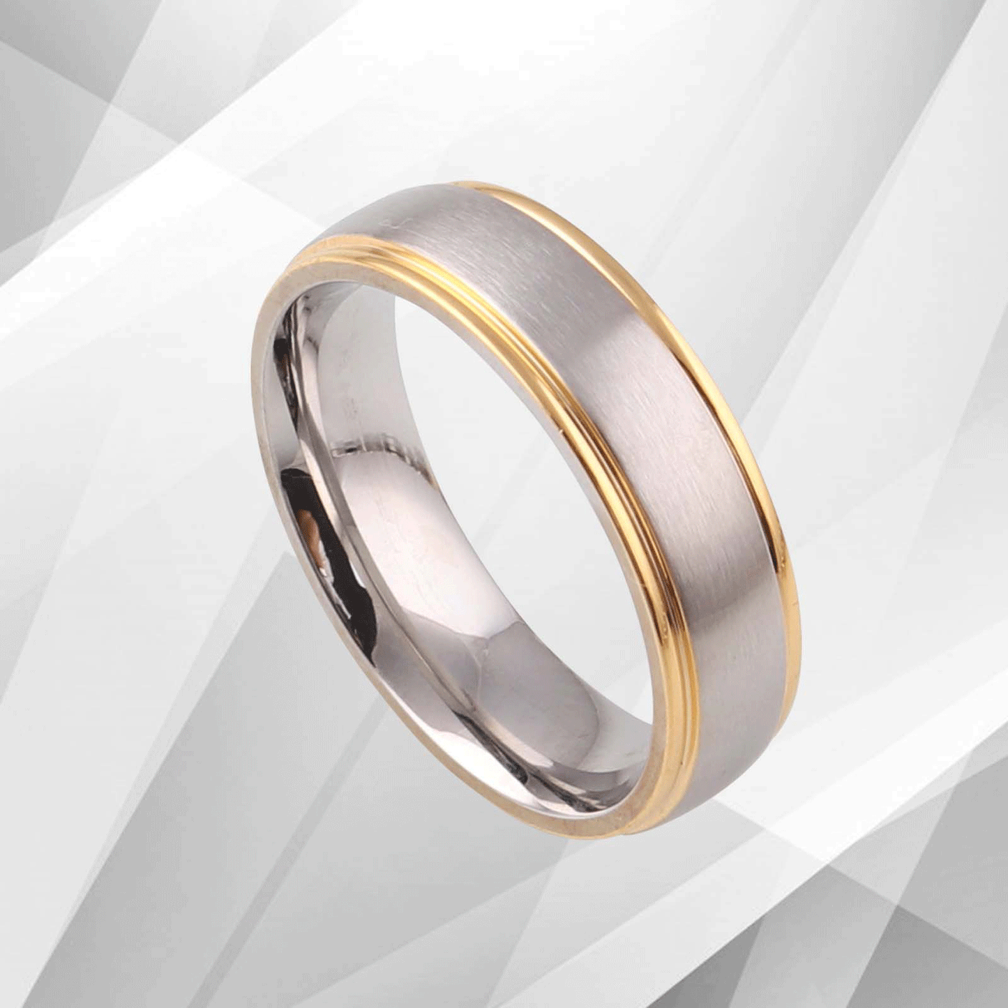 Men’s Titanium Engagement & Wedding Band Ring