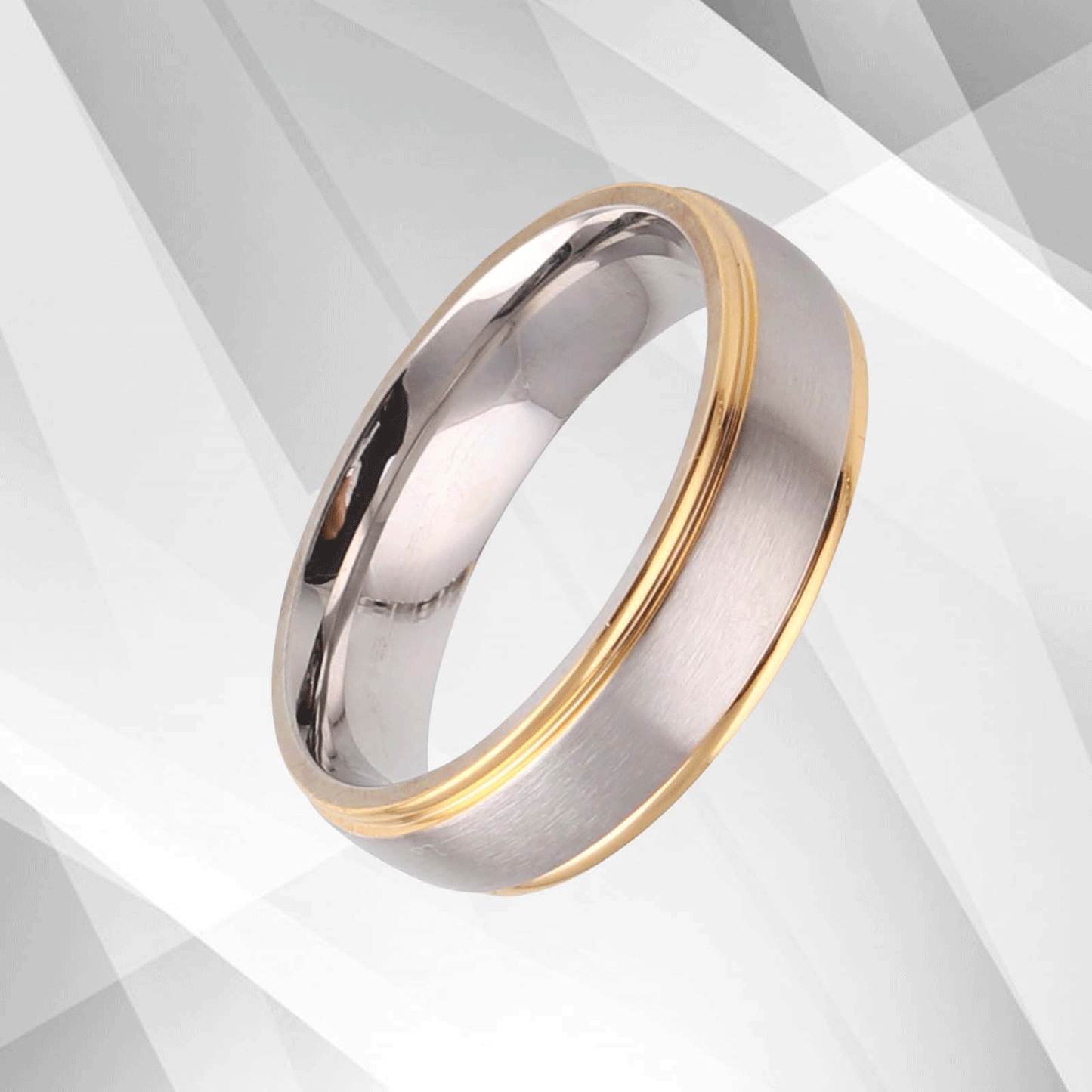 Men’s Titanium Engagement & Wedding Band Ring