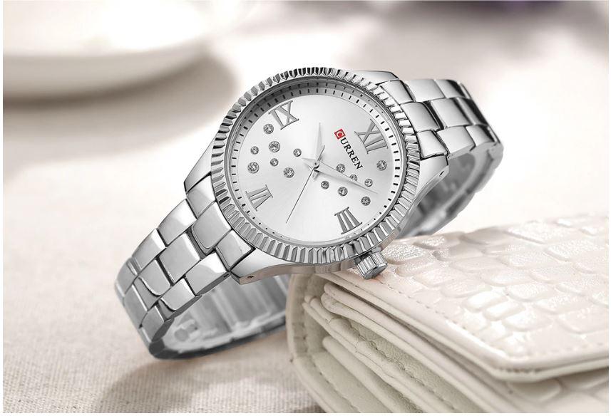 Elegant Stainless Steel Ladies Wristwatch