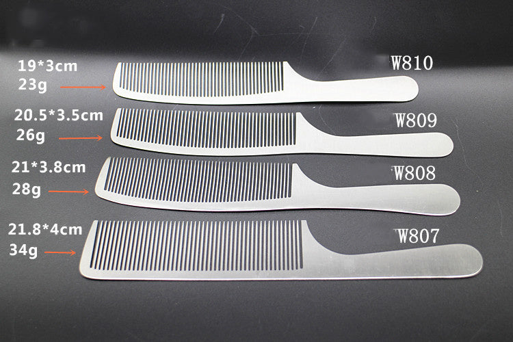 Anti Static Stainless Steel Barber Comb