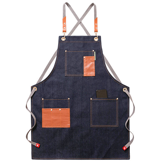 Mens Fashionable Work Overalls Wear Resistant Apron