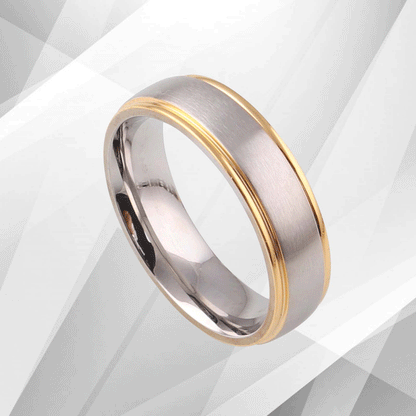 Men’s Titanium Engagement & Wedding Band Ring