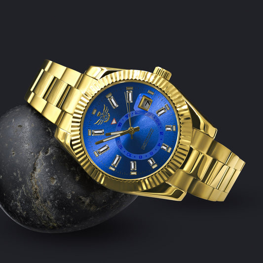 Luxury Stainless Steel Men’s Wristwatch