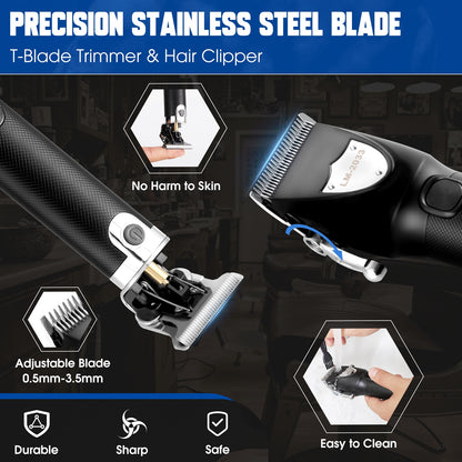 Hair Clippers for Men Cordless Professional Barber Trimmer Set