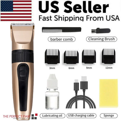 Professional Hair Clippers Trimmer Men’s Barber Hair Cutting Kit