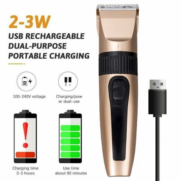 Professional Hair Clippers Trimmer Men’s Barber Hair Cutting Kit