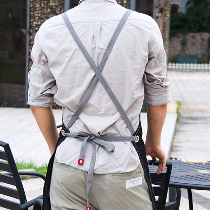 Mens Fashionable Work Overalls Wear Resistant Apron