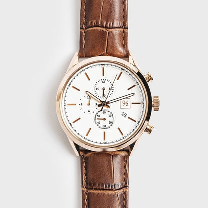 Premium Stainless Steel Quartz Wristwatch