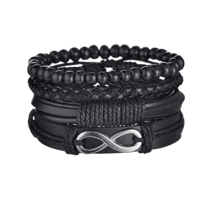 Modern Boho Leather & Rope Wrist Jewelry