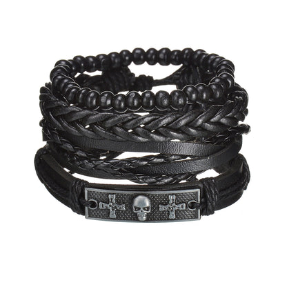 Modern Boho Leather & Rope Wrist Jewelry