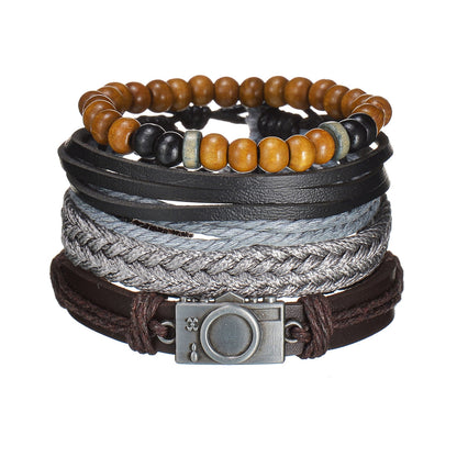 Modern Boho Leather & Rope Wrist Jewelry