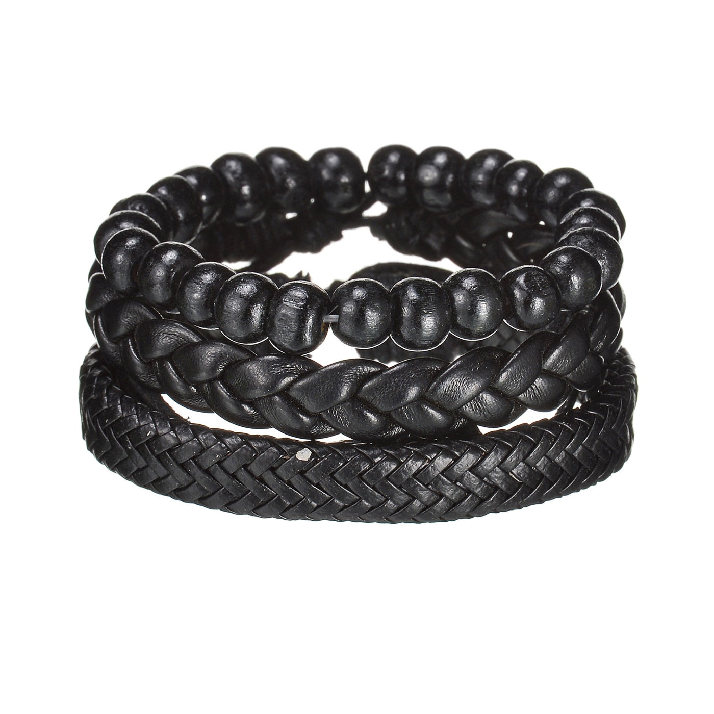 Modern Boho Leather & Rope Wrist Jewelry