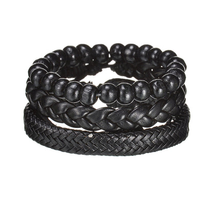 Modern Boho Leather & Rope Wrist Jewelry