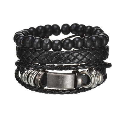 Modern Boho Leather & Rope Wrist Jewelry