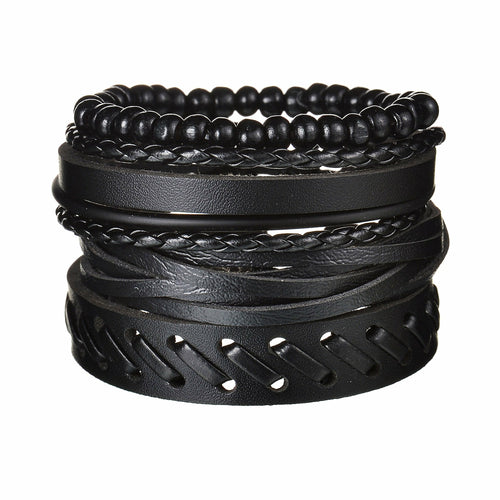 Modern Boho Leather & Rope Wrist Jewelry