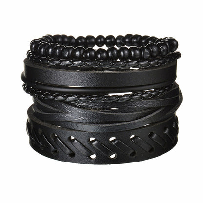 Modern Boho Leather & Rope Wrist Jewelry