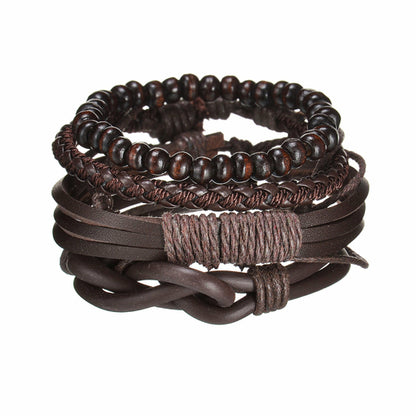 Modern Boho Leather & Rope Wrist Jewelry