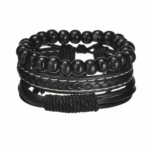 Modern Boho Leather & Rope Wrist Jewelry