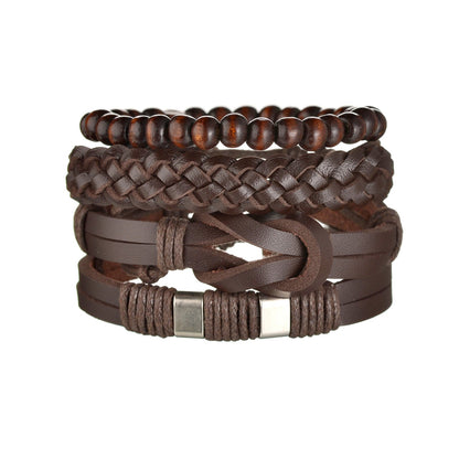 Modern Boho Leather & Rope Wrist Jewelry