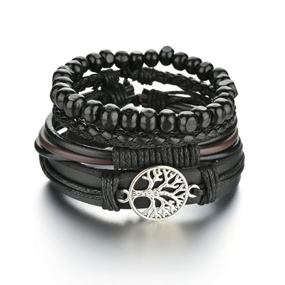 Modern Boho Leather & Rope Wrist Jewelry