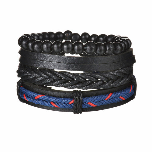 Modern Boho Leather & Rope Wrist Jewelry