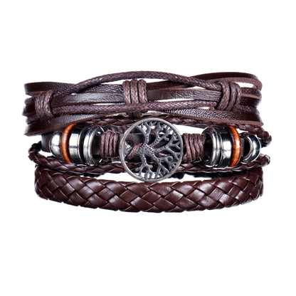 Modern Boho Leather & Rope Wrist Jewelry