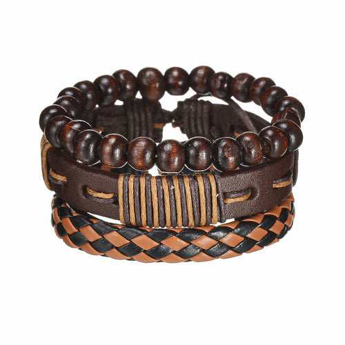 Modern Boho Leather & Rope Wrist Jewelry
