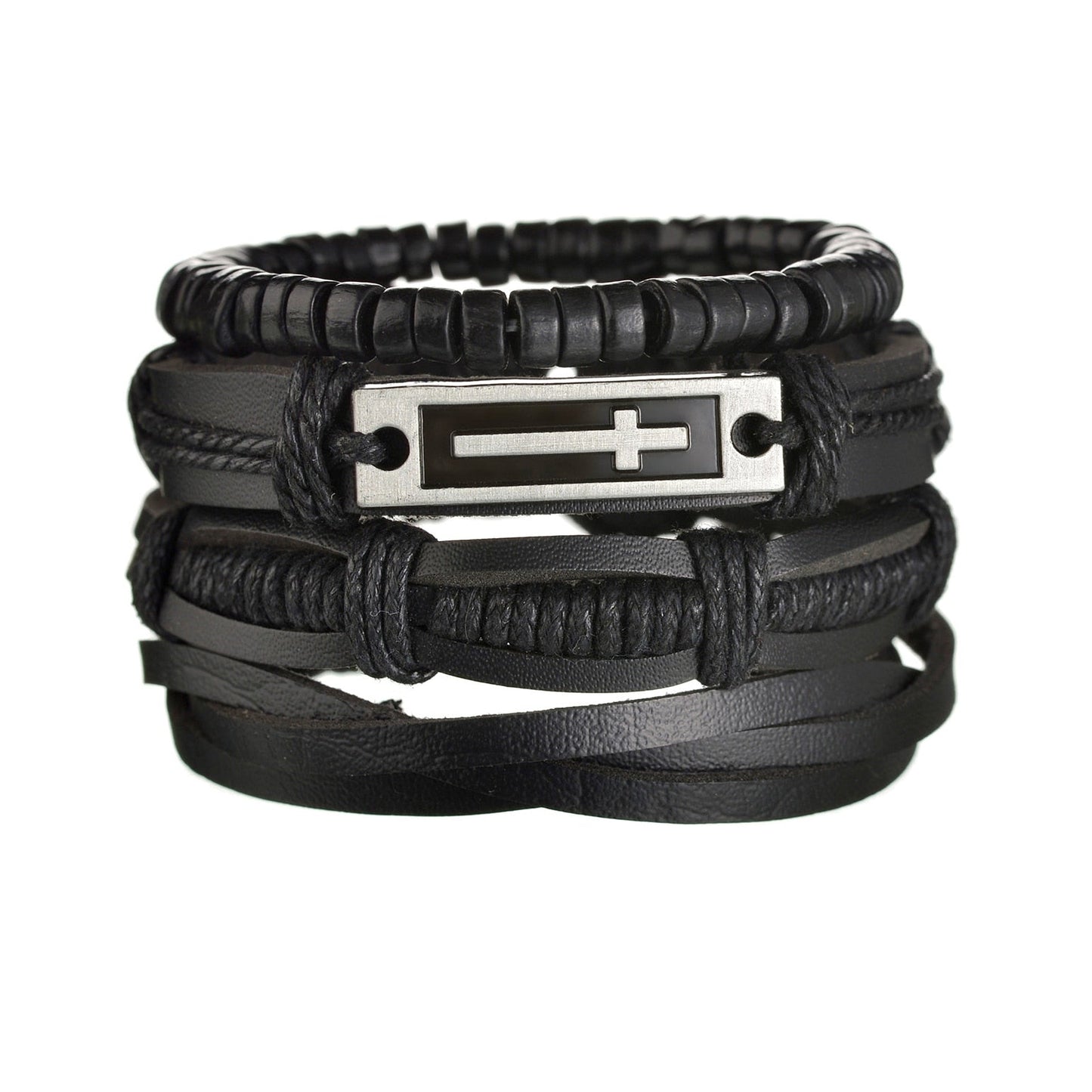 Modern Boho Leather & Rope Wrist Jewelry