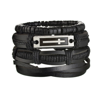 Modern Boho Leather & Rope Wrist Jewelry