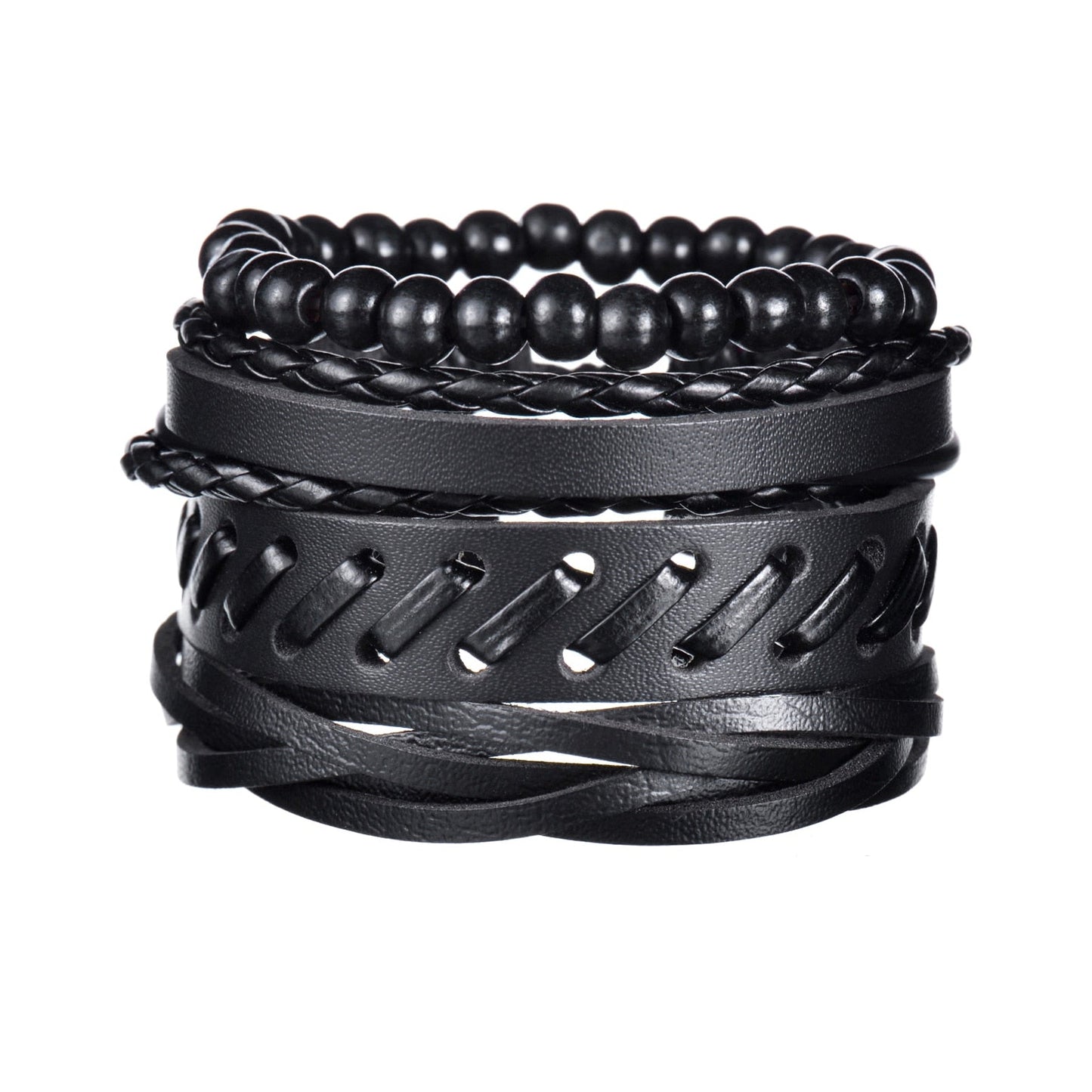 Modern Boho Leather & Rope Wrist Jewelry