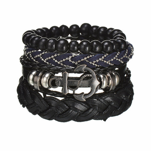 Modern Boho Leather & Rope Wrist Jewelry