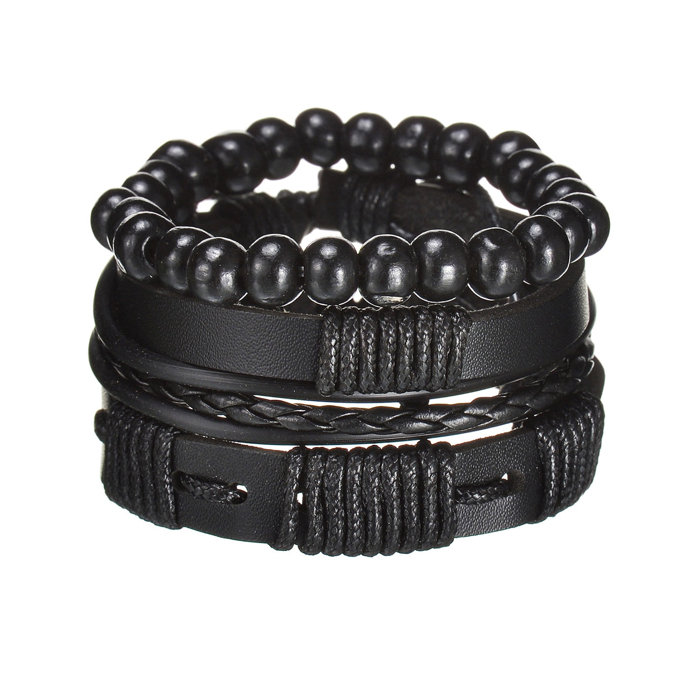 Modern Boho Leather & Rope Wrist Jewelry