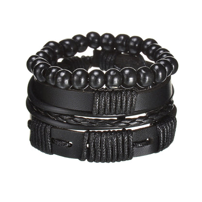 Modern Boho Leather & Rope Wrist Jewelry