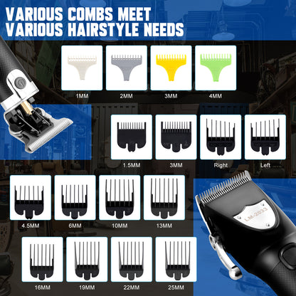 Hair Clippers for Men Cordless Professional Barber Trimmer Set