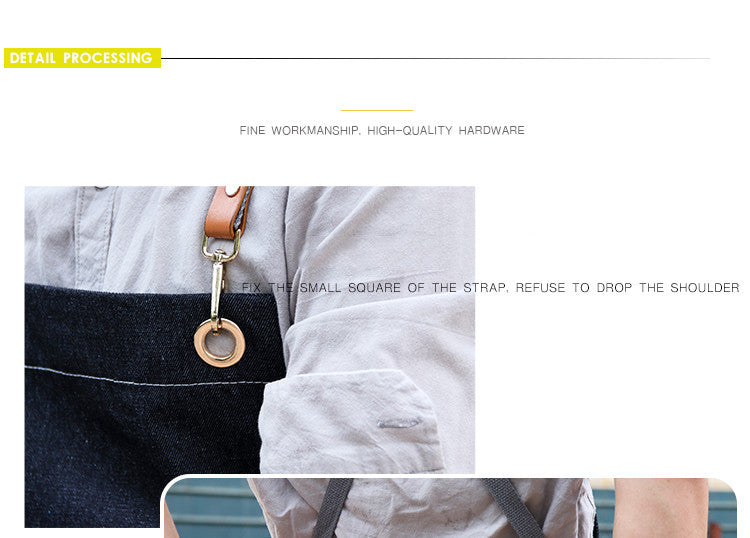 Mens Fashionable Work Overalls Wear Resistant Apron